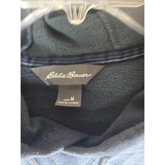 Eddie Bauer Hoodie Sweatshirt Mens Medium Cozy Winter Skater Grunge Punk - Picture 4 of 7